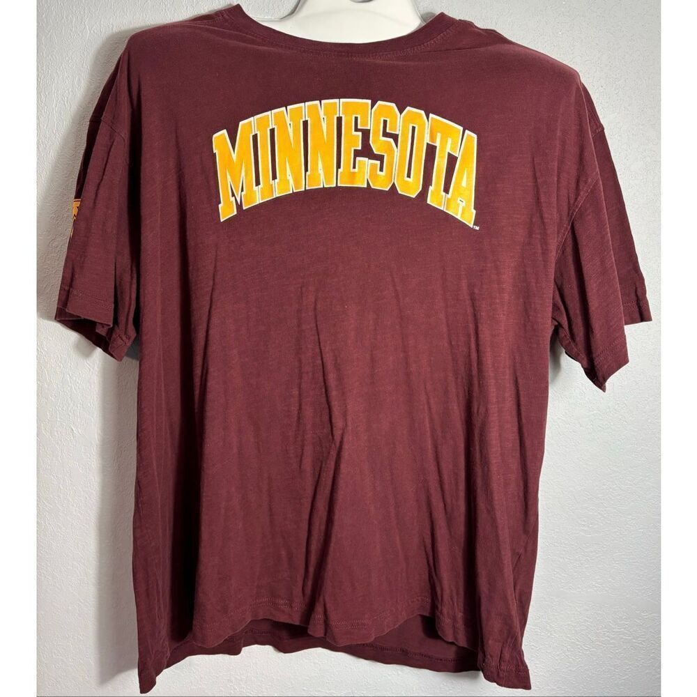 Minnesota Golden Gophers NCAA BIG 10 Maroon T-Shirt Men's 2XL Champion T Shirt - Picture 2 of 9